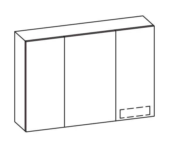 Pelipal Vario Select Spiegelschrank SKNEKT110 R/L - 100 cm breit