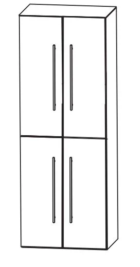 Puris Fine Line Hochschrank 60 cm HNA0360 - Ansicht 2
