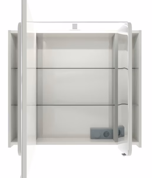 Pelipal 4005 Badmöbel Set mit Spiegelschrank mit Aufsatzleuchte - 92 cm - Ansicht 9