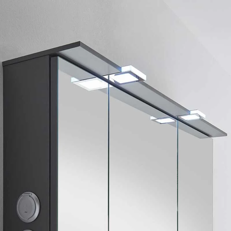 Pelipal 6910 Spiegelschrank mit LED-Lichtkranz / 85 cm