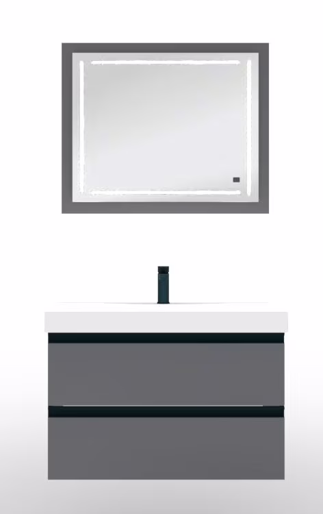 Puris c!puro Badmöbel Set - 90 cm Becken mittig - Ansicht 8