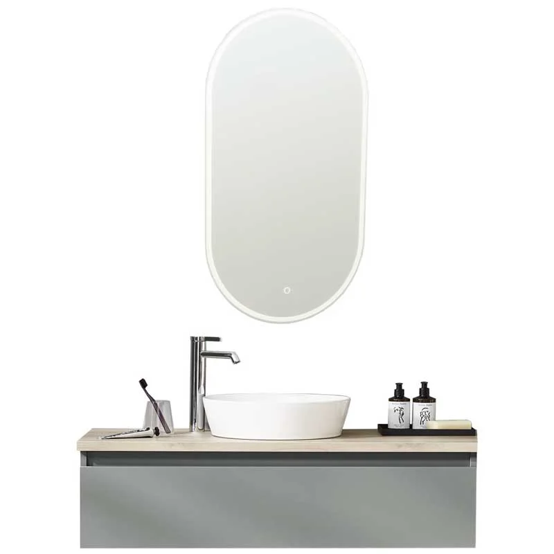 Puris Vialli Badmöbel Set 120 cm breit - Becken mittig