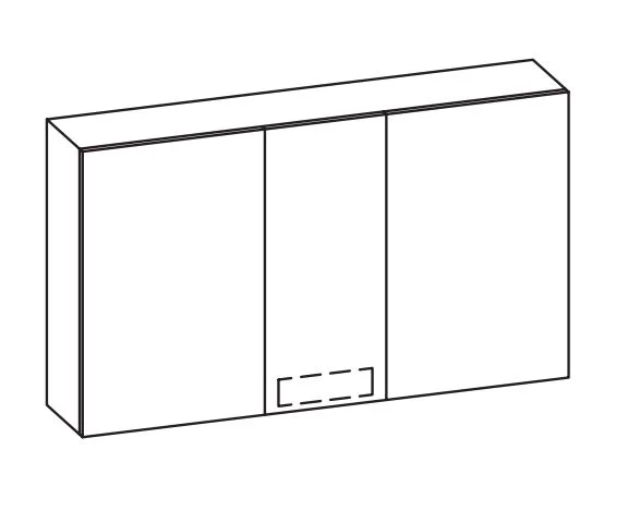 Pelipal Vario Select Spiegelschrank SKNEKT112M - 120 cm breit