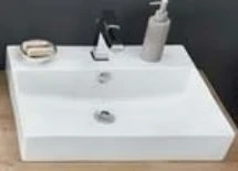 Aufsatzwaschtisch Malaga weiss