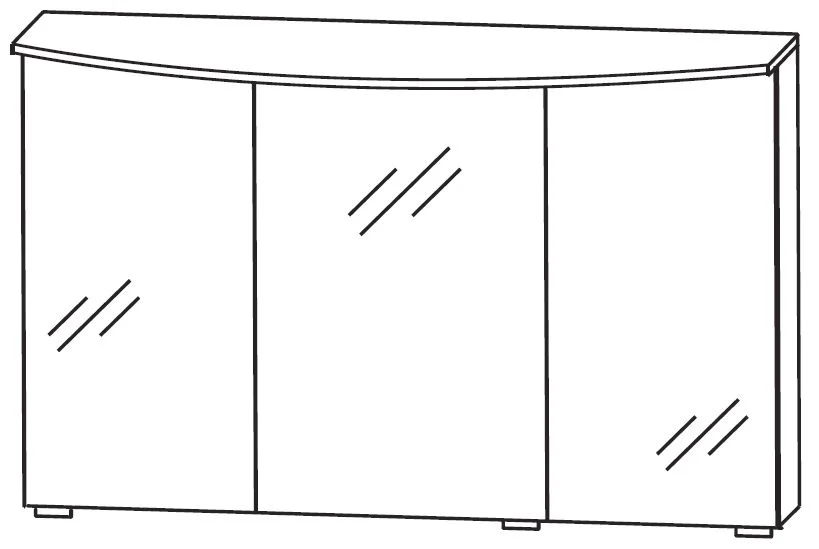 Puris Vuelta Spiegelschrank 120 cm S2A432S 3 / S2A432SF3 - Ansicht 2