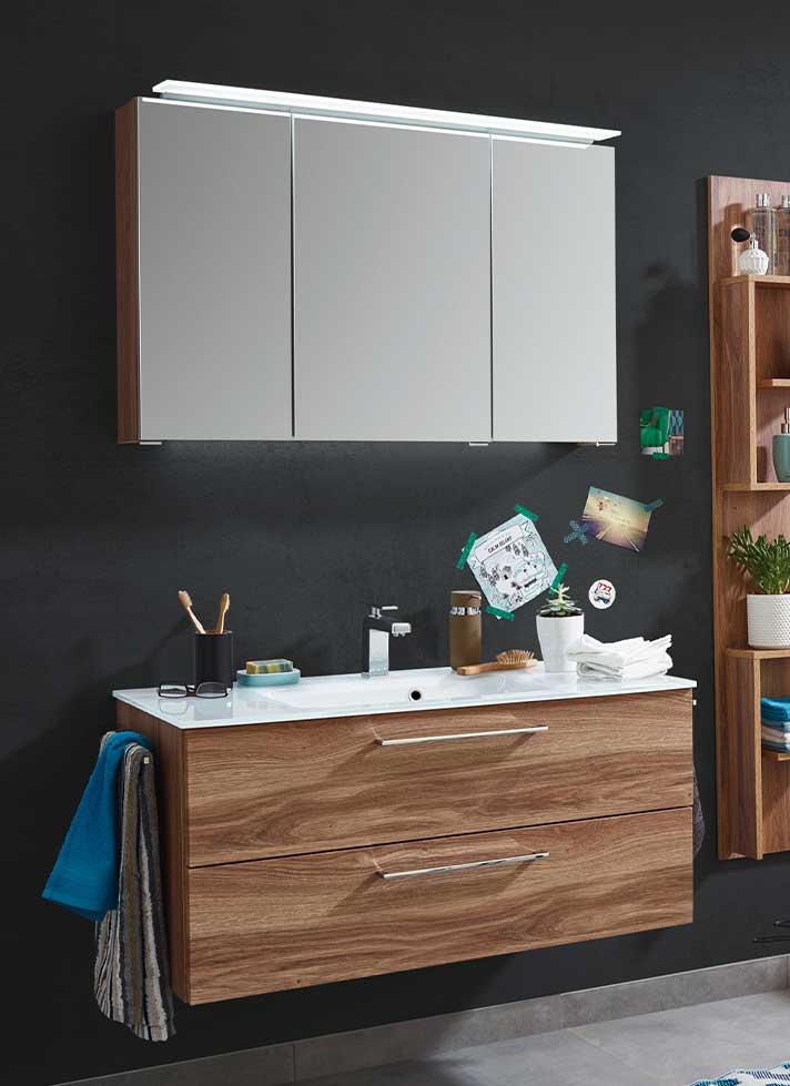 Puris Fresh Badmöbelset 120 cm - Serie D
