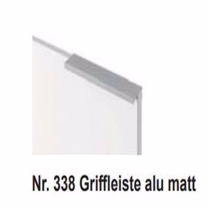 Nr. 338 Griffleiste alu matt