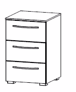 Rauch Select yourJOYce Nachttisch mit Schubkästen - Ansicht 2