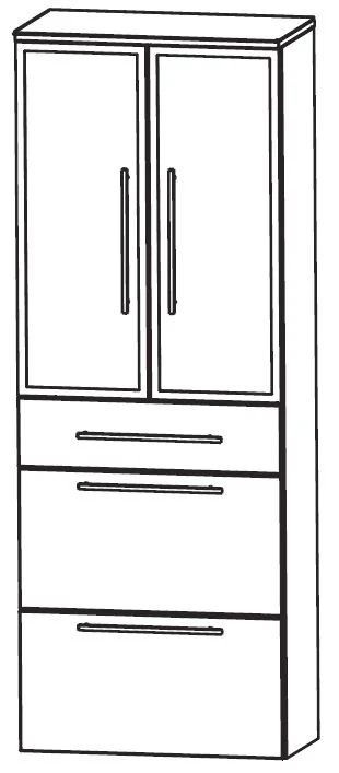 Puris Speed Hochschrank 60 cm HNA096B