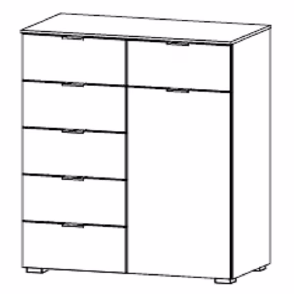 Rauch Select yourJOYce Kommoden / Breite 80 cm / Höhe 100 cm / verschiedene Ausführungen - Ansicht 3