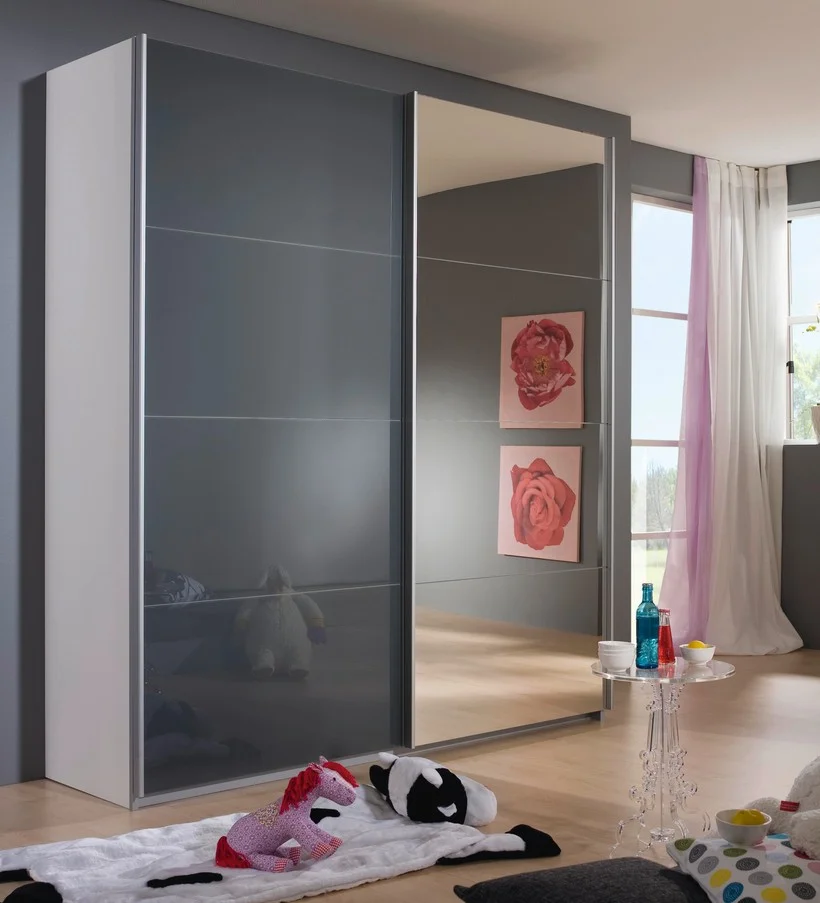 Rauch ORANGE Schwebetürenschrank Quadra Glastür/Spiegeltür - Ansicht 3