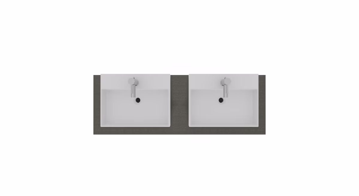 Puris Unique Badmöbel Set - Doppelwaschplatz / 142 cm - Ansicht 10