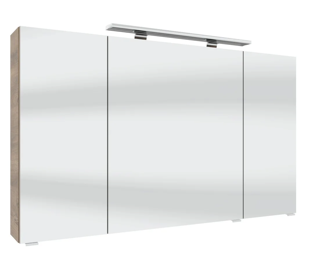 Pelipal 4010 Badmöbel Set inkl. Spiegelschrank mit Aufsatzleuchte - 120 cm - Ansicht 7