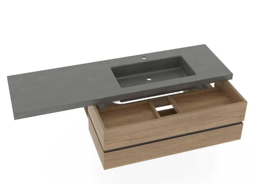 Thielemeyer Fresh Massivholz Badmöbelset 800471/ 801471 - 177 cm - Ansicht 8
