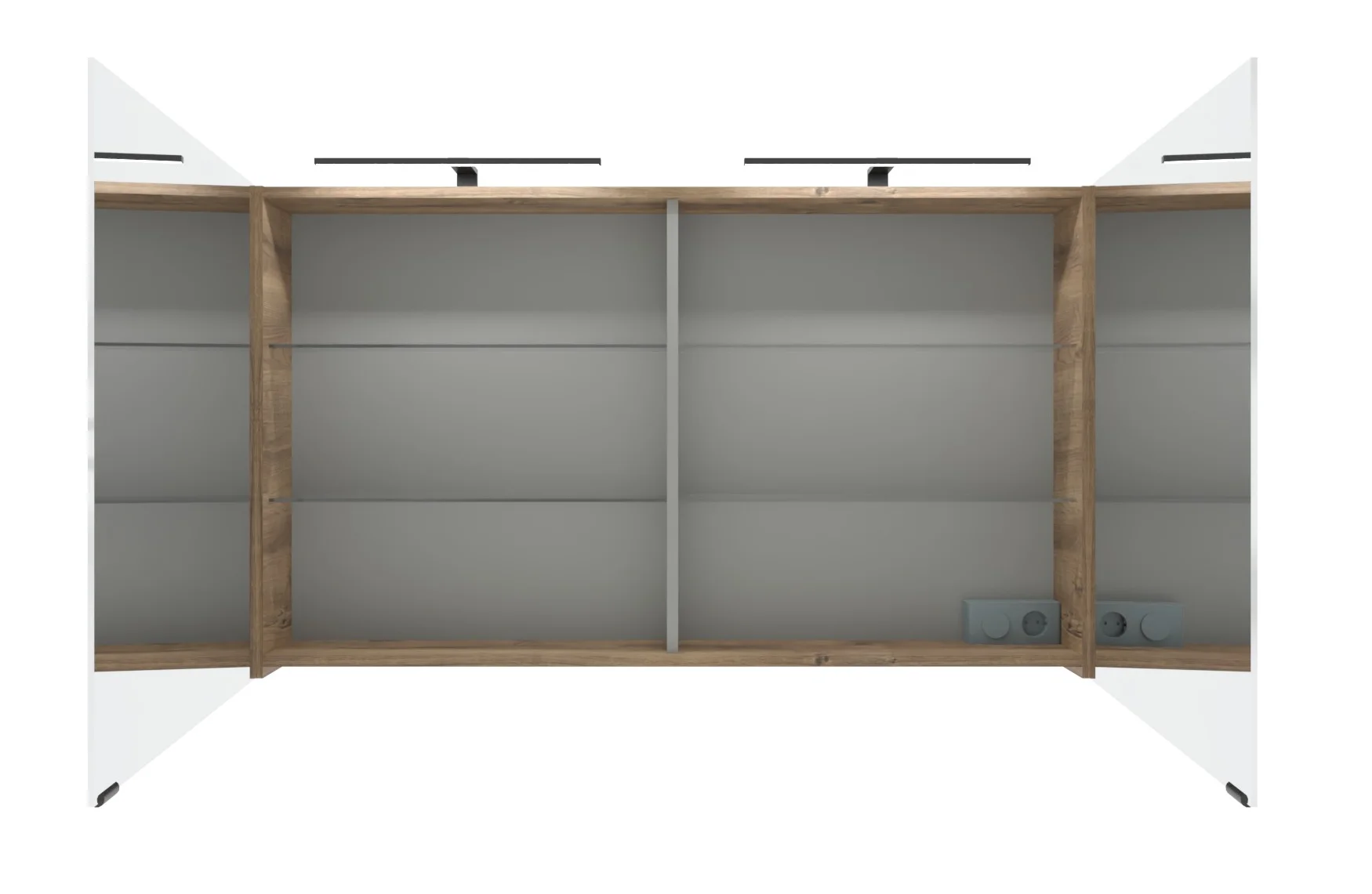 Pelipal 6090 Badmöbelset 120 cm - Doppelwaschbecken - Ansicht 10