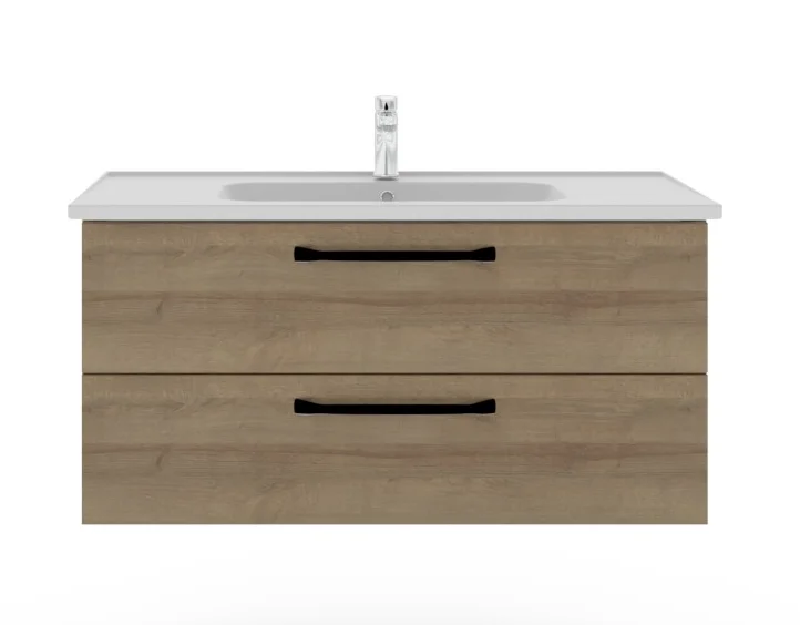 Pelipal TrenTino Badmöbel Set 107 cm breit - Spiegelschrank wählbar - Ansicht 9