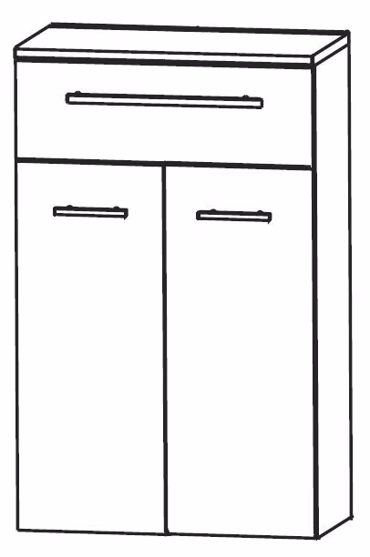 Puris Fresh Highboard 60 cm HBA556W01 - Ansicht 2