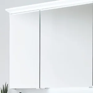 große Spiegeltüre = rechts