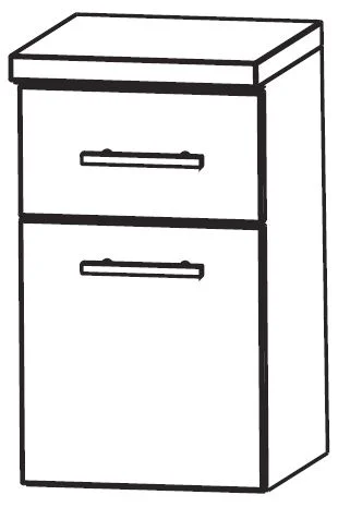 Puris Crescendo Unterschrank 30 cm UNA343A7M - Ansicht 2
