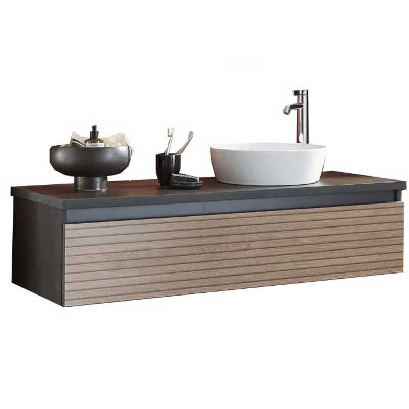 Puris Vialli Waschtisch mit Unterschrank 120 cm breit - Becken rechts