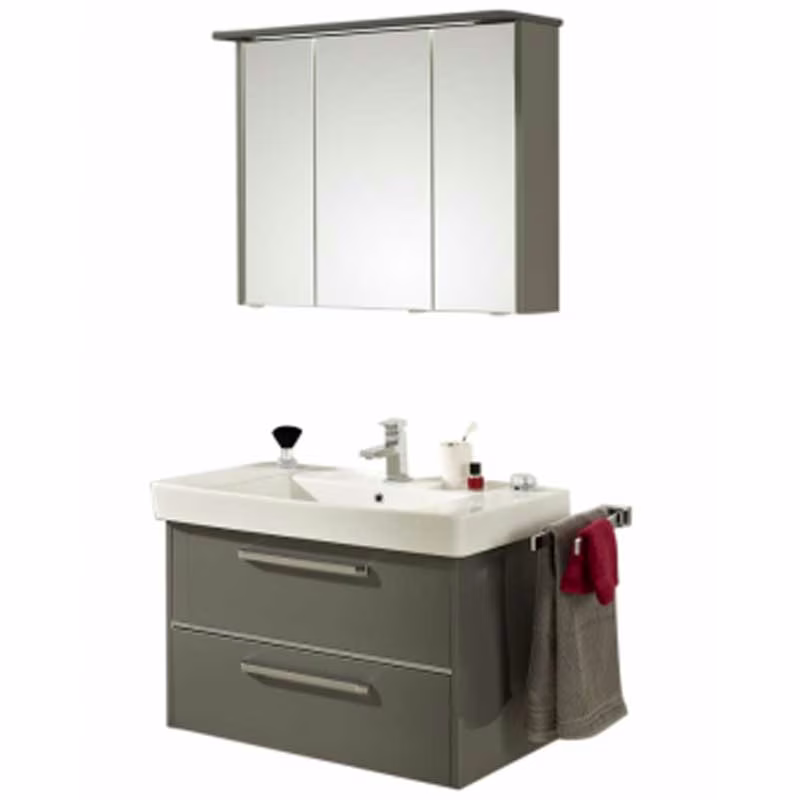 Puris Protection1 - Kombination 70 cm / mit Spiegelschrank Serie A
