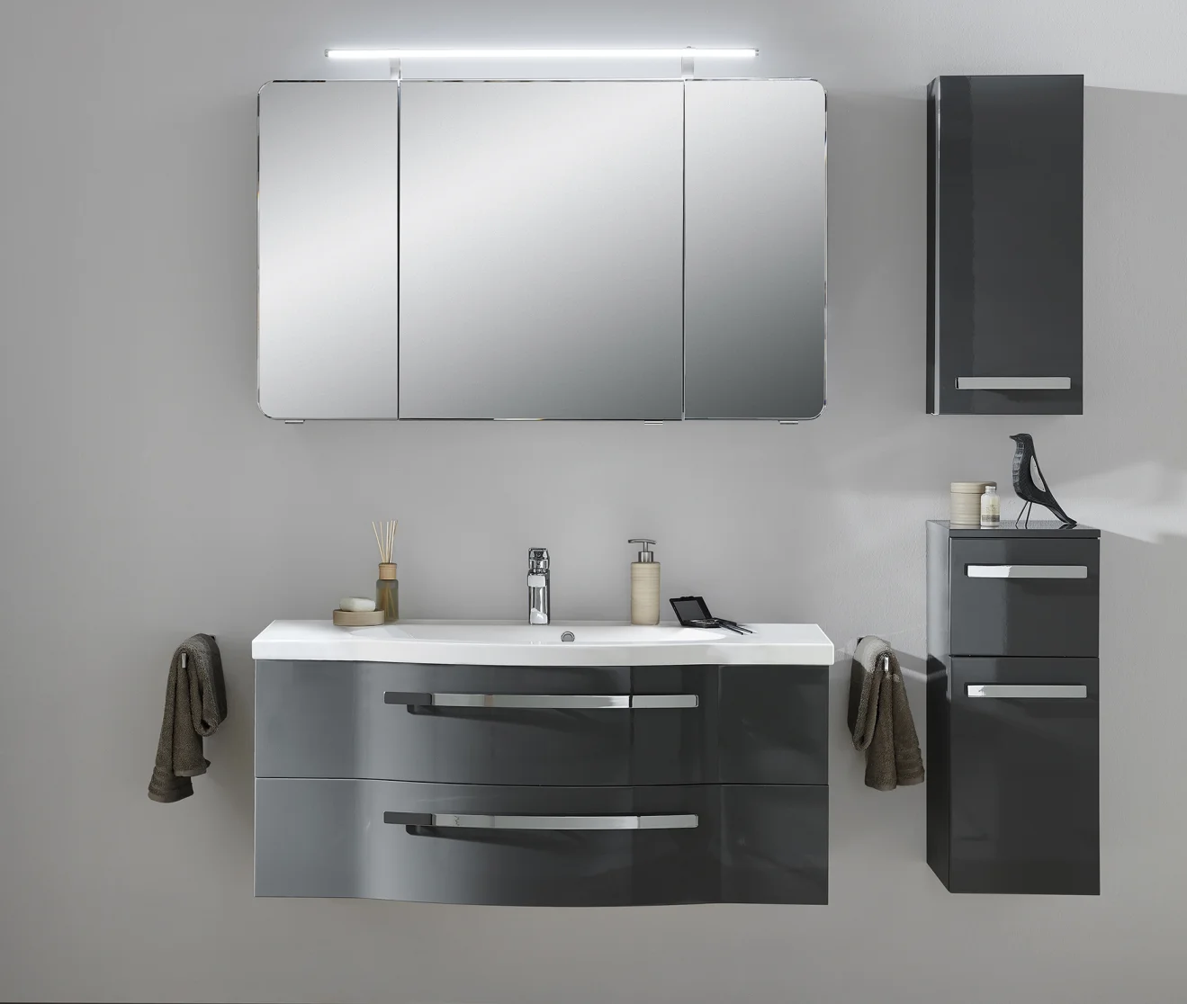 Pelipal 4005 Highboard 30 cm - 1 Auszug, 1 Tür - Ansicht 4