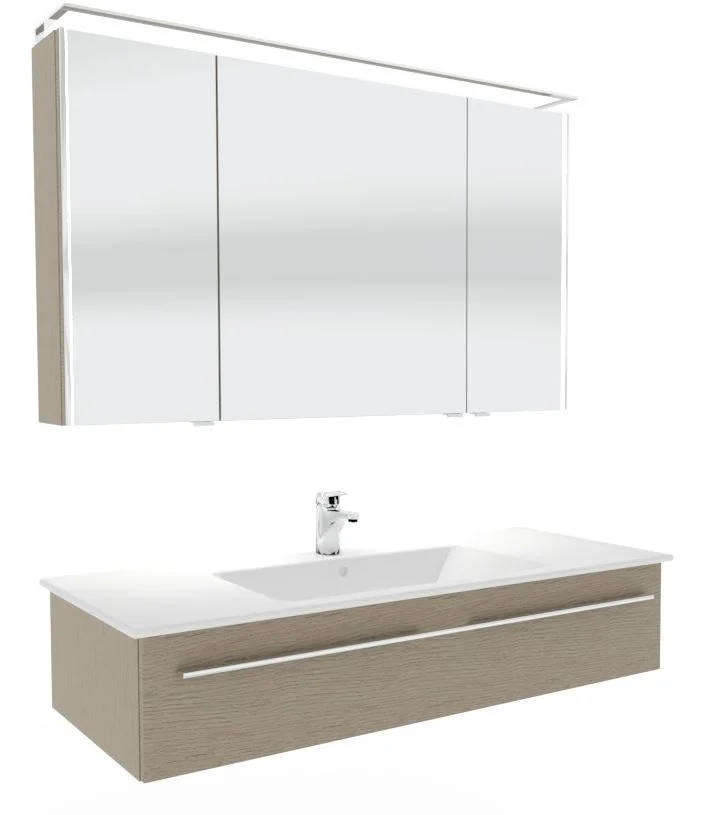 Marlin 3260fair Badmöbelset mit Spiegelschrank - 120 cm - Ansicht 10