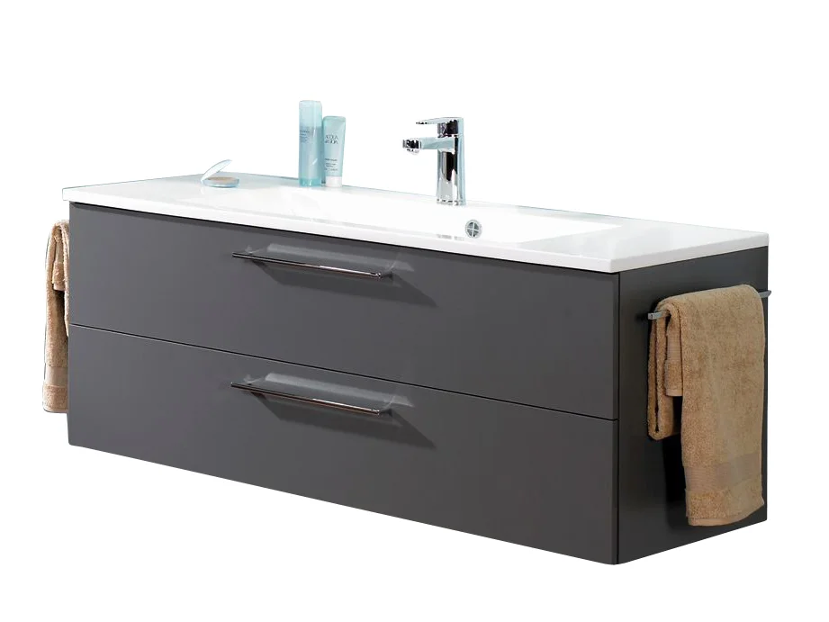 Puris Fresh Waschplatz 120 cm - Mineralguss oder Glas