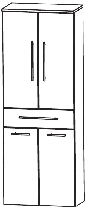 Puris Star Line Hochschrank 60 cm HNA056A7W - Ansicht 2