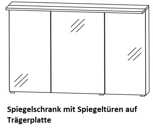 Puris Fine Line Spiegelschrank S2A431278 / S2A432S08 120 cm - Ansicht 4