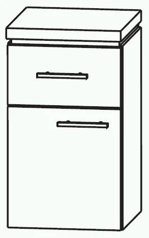 Puris Cool Line Unterschrank 40 cm UNA324A5M - Ansicht 2