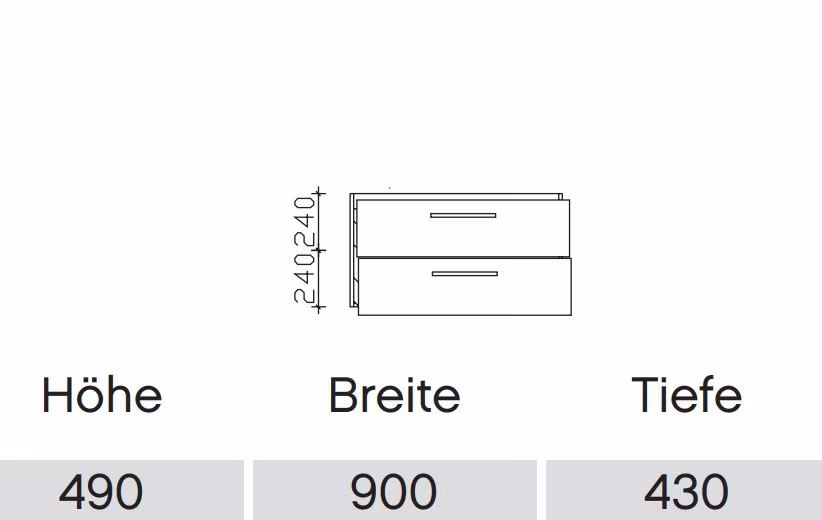 Pelipal Pineo Waschtisch-Set 100 cm / Ausführung glanz - Ansicht 3