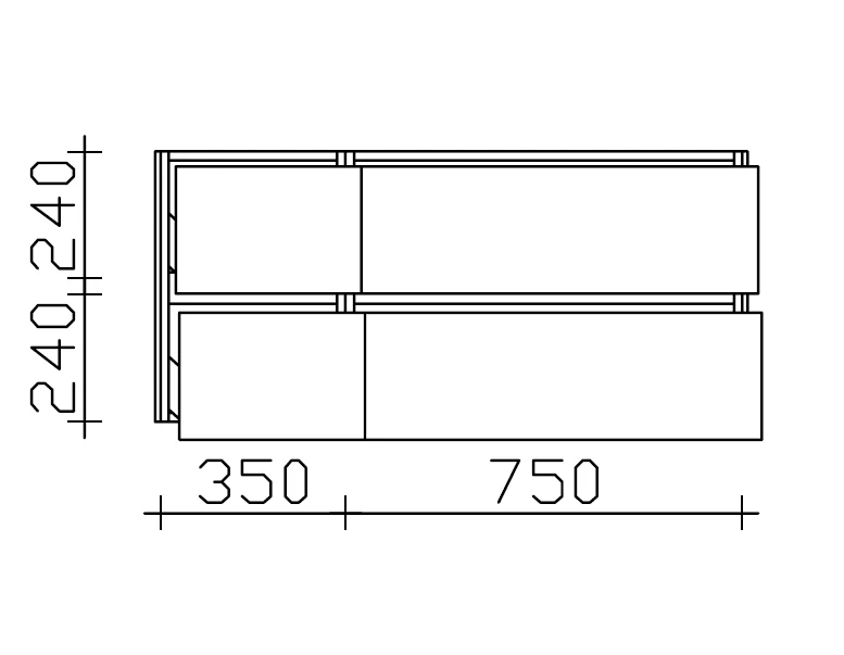 Pelipal 6010 Block 113 cm 4 Auszüge Rechts - Konfigurator - Ansicht 9