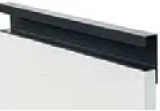352 Griffleisten schwarz matt