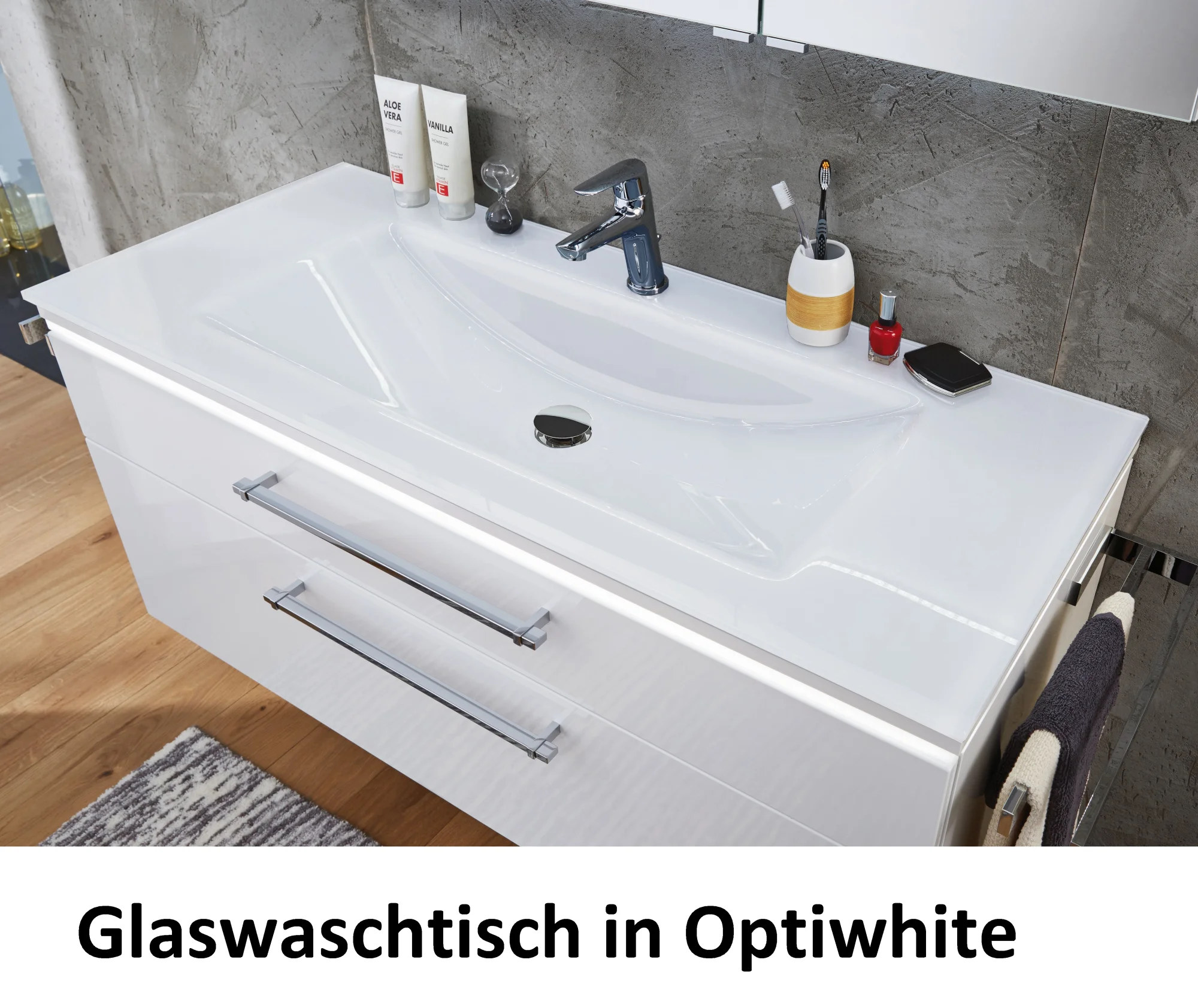 Puris Cool Line Badmöbelset 60 cm - mit Spiegelschrank Serie A - Ansicht 11