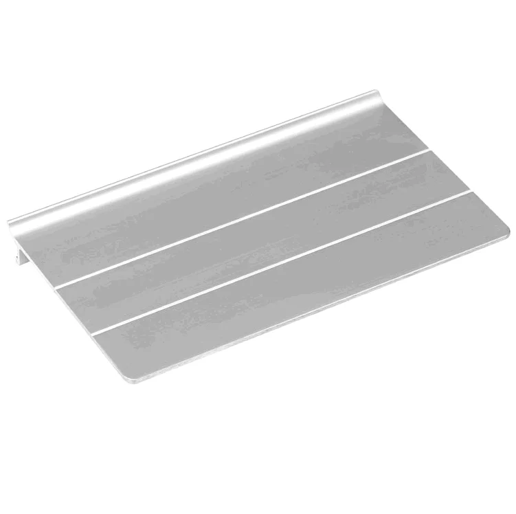 mit ABL 01 Ablage für Funktionsspiegel, Aluminium matt, ohne Ausfräsung, 21cm breit