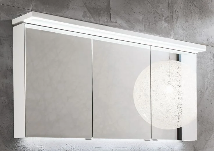 Puris Cool Line Badmöbelset 120 cm - mit Spiegelschrank Serie B - Ansicht 3