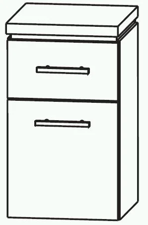 Puris Cool Line Unterschrank 30 cm UNA343A5M - Ansicht 2