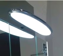Pelipal Aufsatzleuchte für Flächen-/Spiegelschrank LS-AC-600F