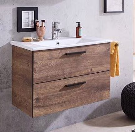Pelipal Quickset 374 - Badmöbelset inkl. Spiegelschrank / 75 cm breit - Ansicht 2