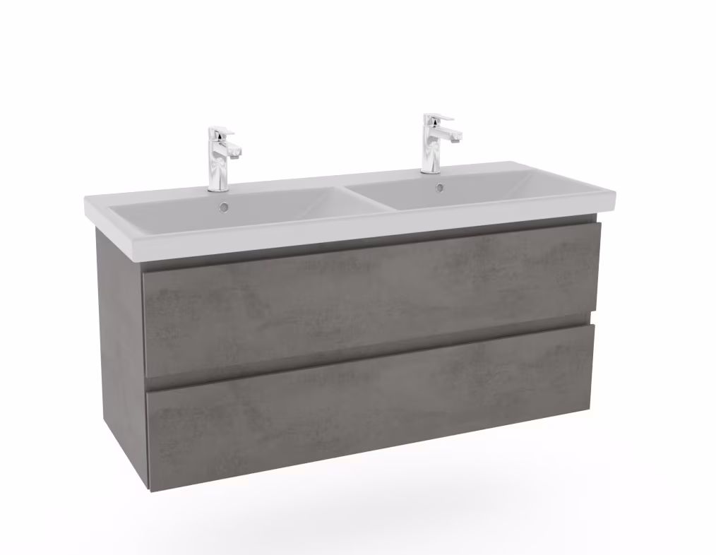 Pelipal 6090 Badmöbelset 120 cm - Doppelwaschbecken - Ansicht 5