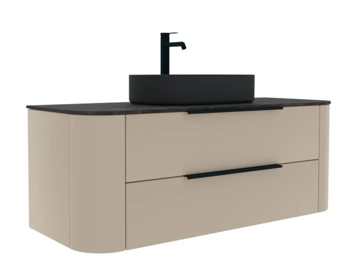 Puris Veluna Aufsatzwaschtisch mit Unterschrank  - 130 cm