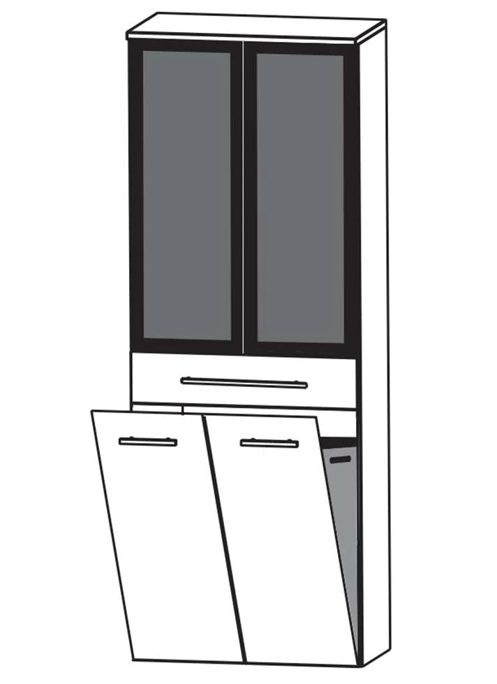 Puris Classic Line Hochschrank 60 cm HNA05622W - Ansicht 2