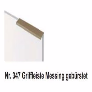 Nr. 347 Griffleiste Messing gebürstet