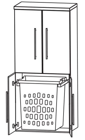 Puris Fine Line Mittelschrank 60 cm MNA836A1W - Ansicht 2