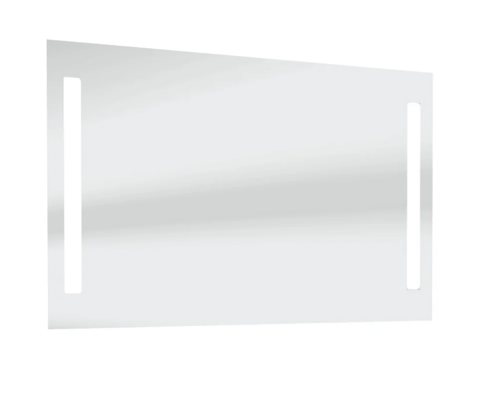 Spiegel mit LED-Beleuchtung seitlich