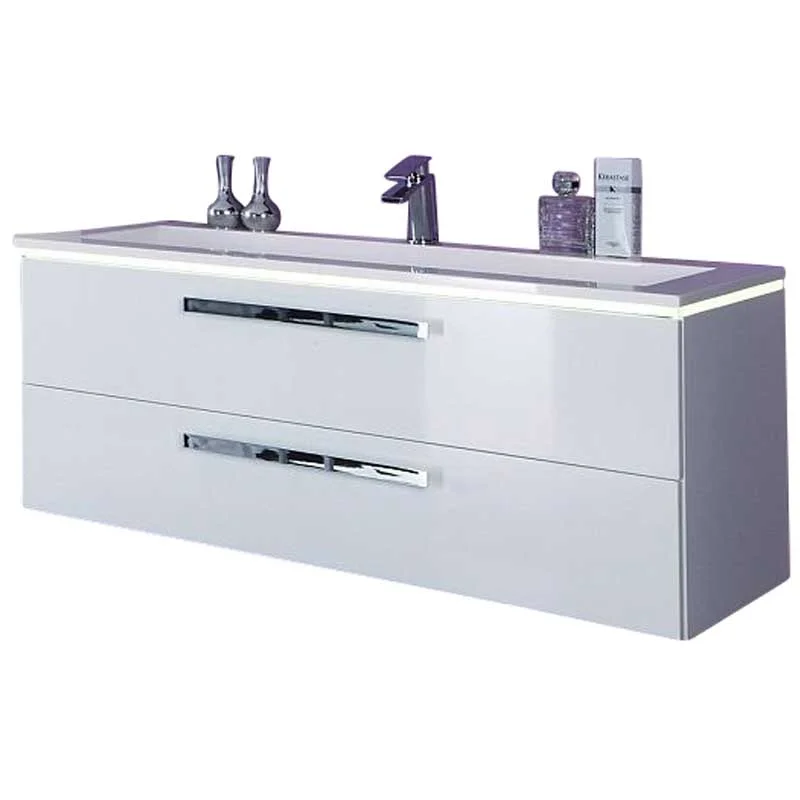 Puris Star Line Bad-Konfigurator 120 cm - Glaswaschtisch