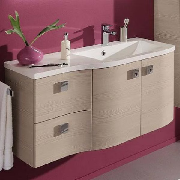 CT-WU10-1148-R-50 Waschtisch-Unterschrank, 2 Drehtüren, 2 Auszüge