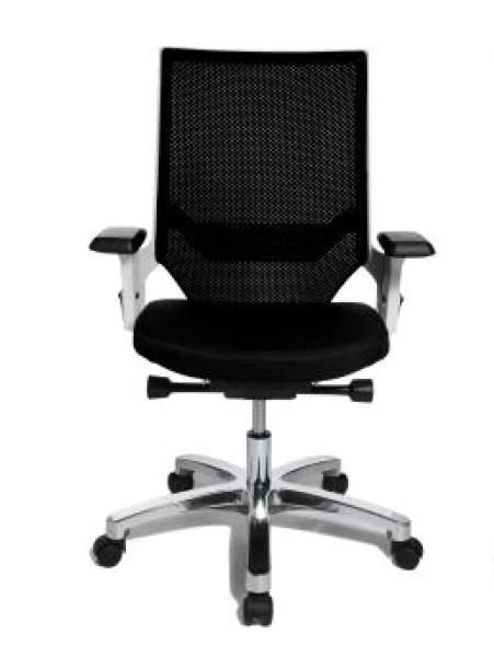 TopStar Bürostuhl Autosyncron 1 mit Armlehnen Fußkreuz Alu AU109A / AU139A - Ansicht 2