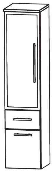 Puris Star Line Mittelschrank 30 cm MNA883B7M - Ansicht 2